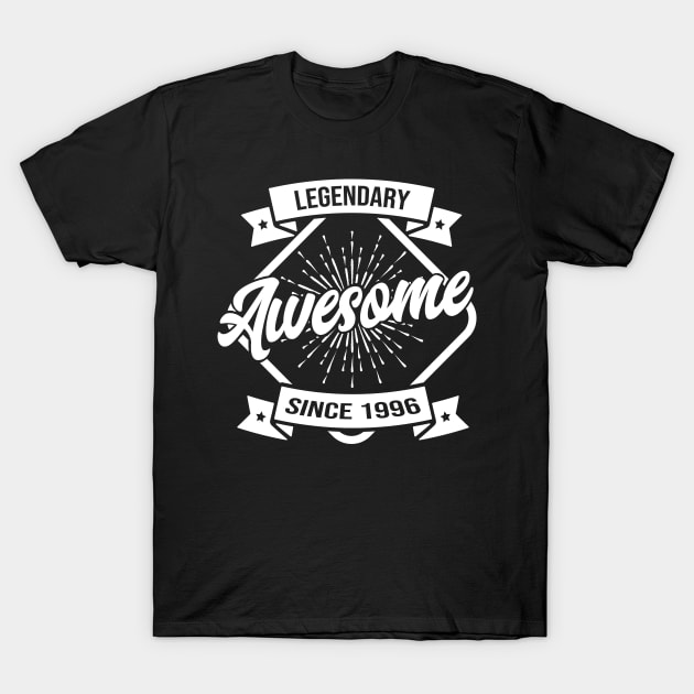 Birthday 1996 gift ideas Awesome T-Shirt by HBfunshirts